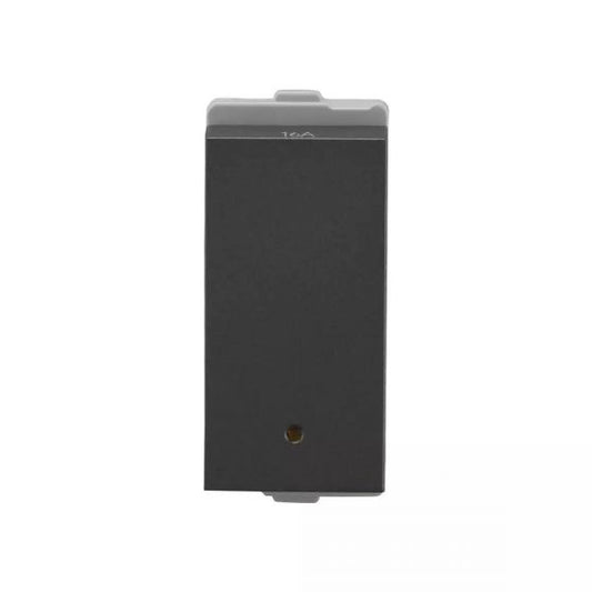 CB91301SG16 entice switch 16A 1way ind 1M-Cha Grey
