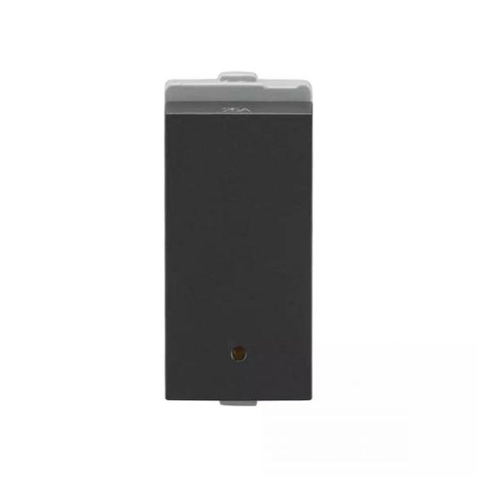 CB91301SG25 entice switch 25A 1way ind 1M-Cha Grey