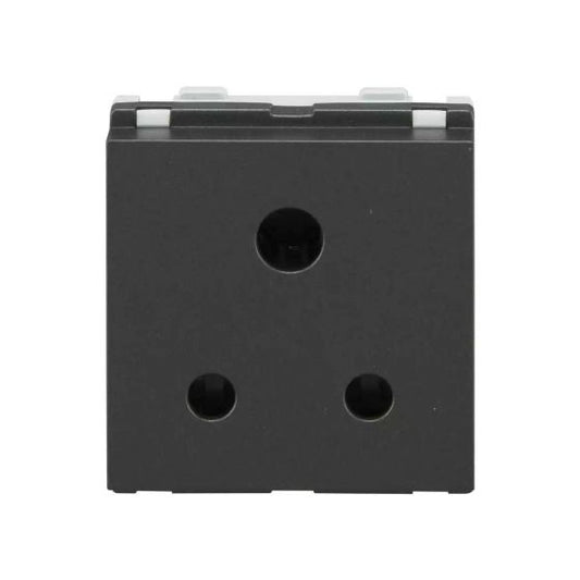 CB91602CG06 entice 3 Pin Socket 6A with ISI - Cha Grey