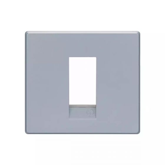 CB92101FS01 englaze 1 module plate M Silver
