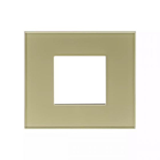 CB92102FC02 englaze 2 module Glass plate C Gold