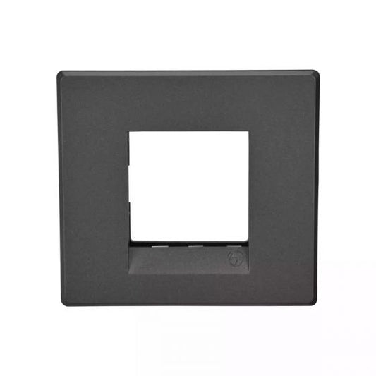 CB92102FM01 englaze 2 module plate M Grey