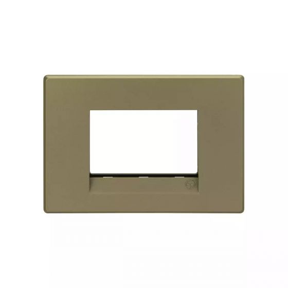 CB92103FC01 englaze 3 module plate C Gold