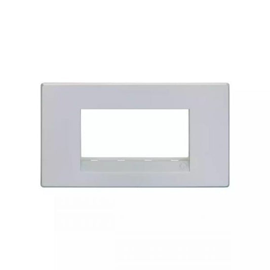 CB92104FS01 englaze 4 module plate M Silver
