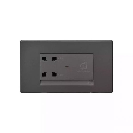 CB92104HM10 englaze Shaver socket 4M M Grey