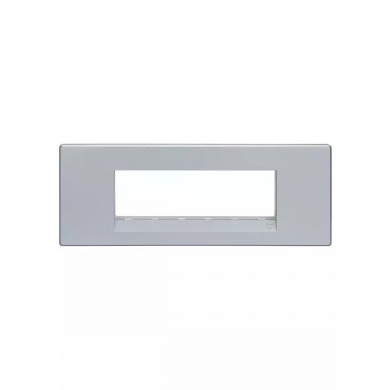 CB92106FS01 englaze 6 module plate M Silver