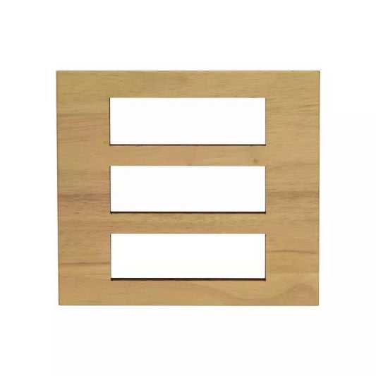 CB92118FB04 englaze 18 M Beige Wood plate