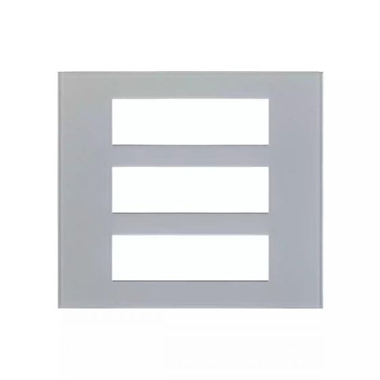 CB92118FS02 englaze 18 M Glass plate S Silver