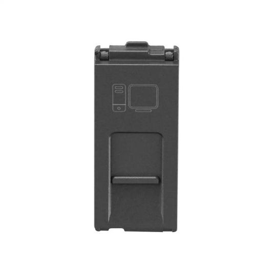 CB92201TM45 englaze RJ 45 Cat 6 shuttered M Grey