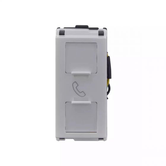 CB92201TW11 englaze Twin RJ 11, with shutters 1M