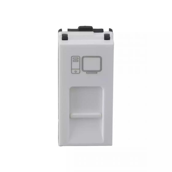 CB92201TW45 englaze RJ 45 Cat 6 shuttered 1M