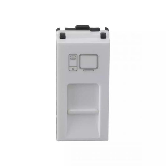 CB92201TW45 englaze RJ 45 Cat 6 shuttered 1M