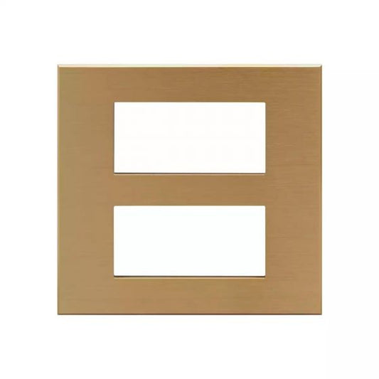 CB92208FG03 englaze 8 M Metal plate Square M Gold