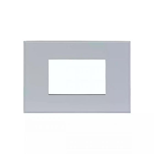 CB92208FS02 englaze 8M Glass plate Square S Silver