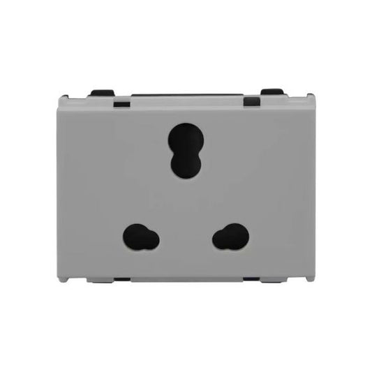 CB92303CW16 englaze 6A/16A 3pin combi Socket with ISI 3M
