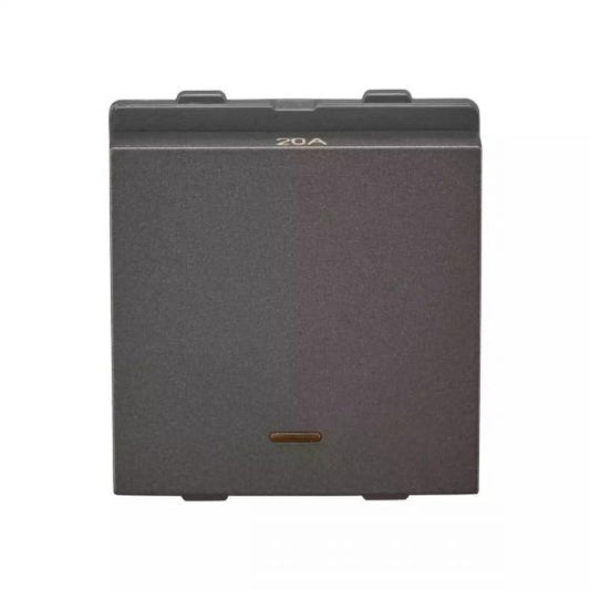CB92402SM20 englaze Switch 20A DP ind M Grey 2M