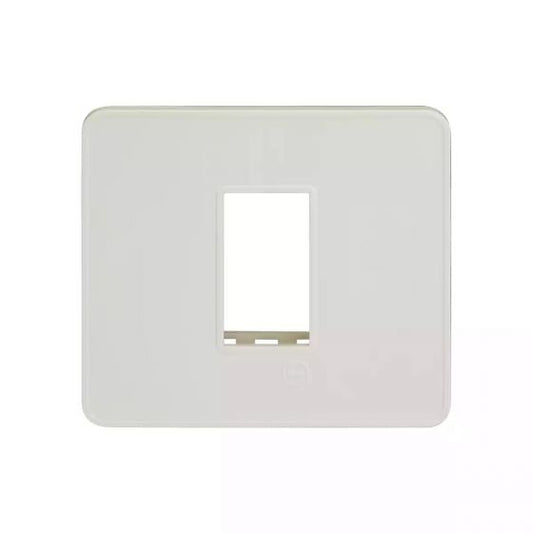 CB93101FW00 enGem 1 module grid frame + 1 Module Cover White