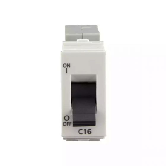 CB93101KW16 enGem 16A SP Mini MCB 3 kA White