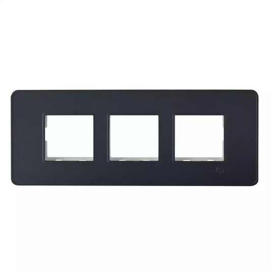 CB93106FS01 enGem  6 module Plate  Stone Grey