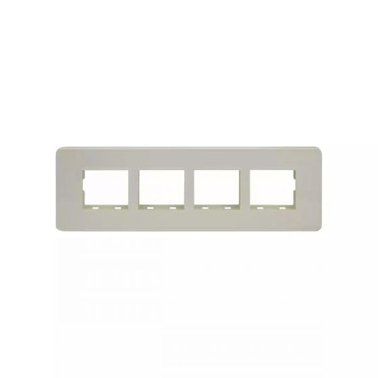 CB93108FW00 enGem 8 module grid frame + 8 Module Cover Horizontal White
