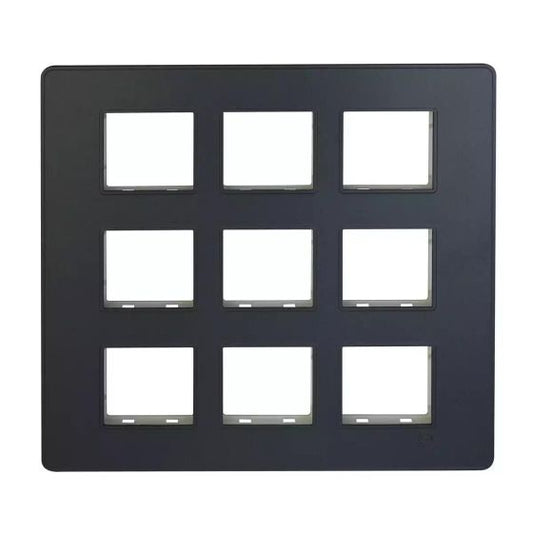CB93118FS01 enGem  18 module Plate  Stone Grey