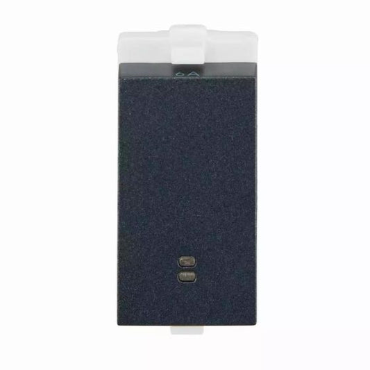 CB93301SS06 enGem Switch 1-way 6A with indicator 1M  Stone Grey
