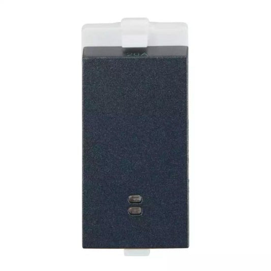 CB93301SS20 enGem Switch 20A 1-way with indicator 1M  Stone Grey
