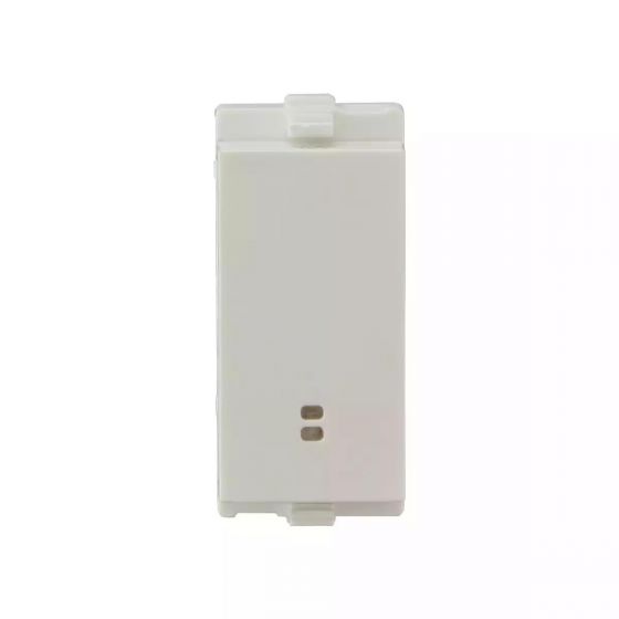 CB93301SW06 enGem Switch 1 Way 6A with indicator 1M White