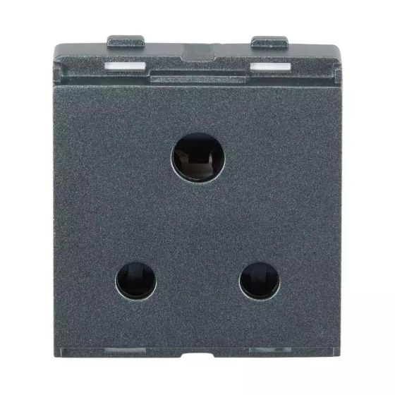 CB93602CS06 enGem 3 Pin Socket 6A with ISI  Stone Grey