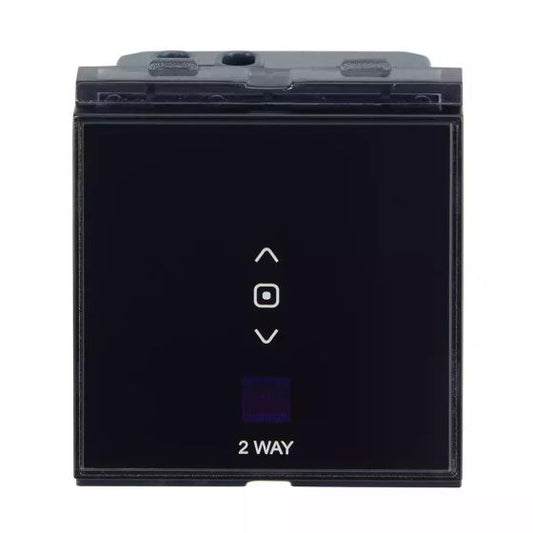 CB98030SK04 englaze Touch Switch 2 way Black Glass