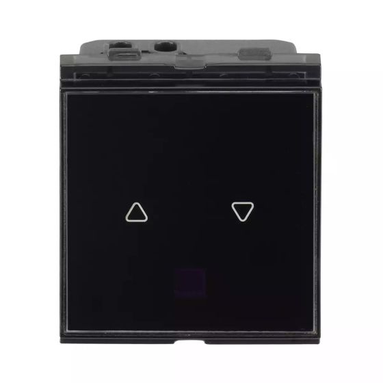 CB98036SK10 englaze Touch Curtain control Blac Glass