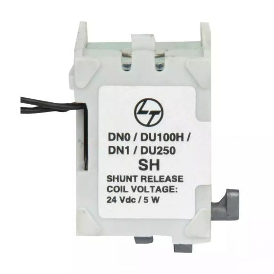 CM91402O4OO DU100D/DU125D/DU100H/DU125H/DU250/DU250C/DN0/DN1 MCCB Accessory Shunt Release 24 V DC (left)