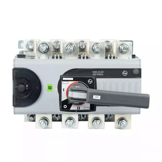 CO51000OOOO C-Line Manual Changeover Switch FR5 1000A 4P 415V AC Open Execution Extended Handle