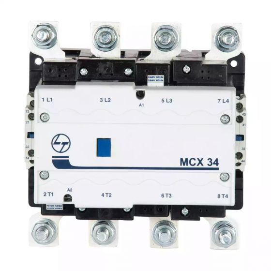 CS97022BOOO MCX Contactor 255A 4P 415V AC In Built 2NO+2NC AC-1 240V AC Coil 50/60 Hz