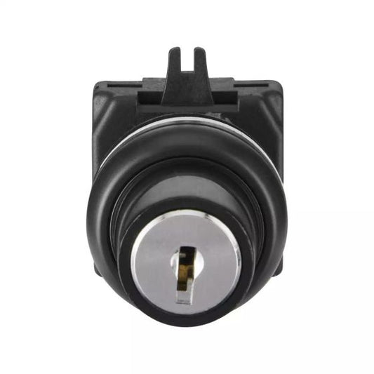 EMNCKK1 Lock and Key Rotary type NSR 2 pos Blk