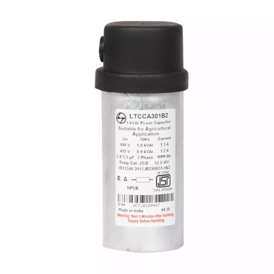 LTCCA302B2 Power Factor Correction Capacitor-Agri Cyl Cap-2 kVAr,440V