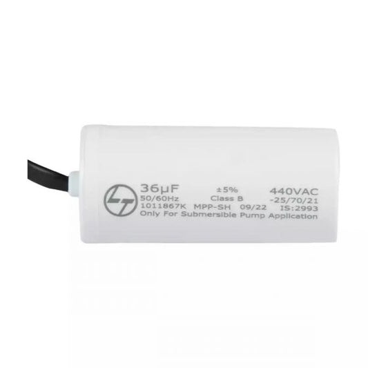 LTCCMRW036B2 MFD Capacitor for 1ph application -MFD Capacitor with wires, Run Capacitor, 36 µF, 440V