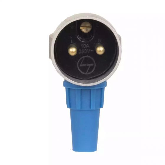 MPS210P Plug 10A 2 Pin Metal