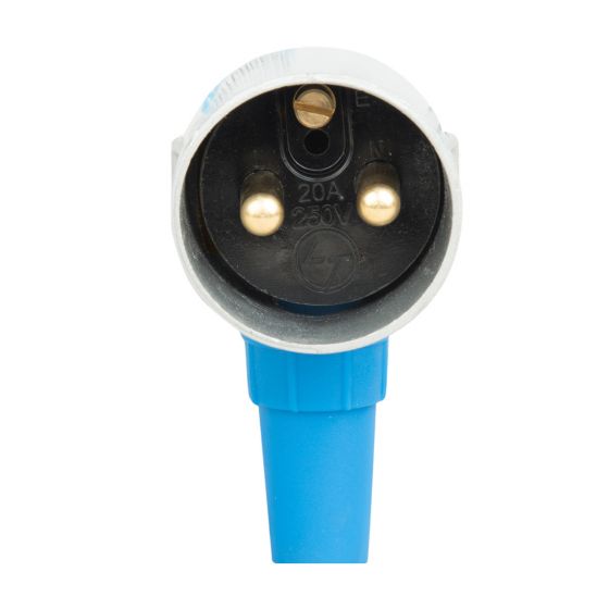 MPS220P Plug 20A 2 Pin Metal