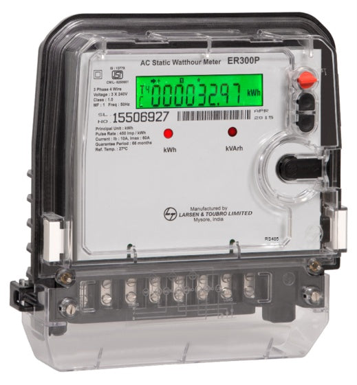 WR300BC73RS485 3Ph WC 10-60A with Multiple Parameter and Optical port & RS485 MODBUS port